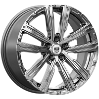 Литые диски Аламер (КС1216) 7.500xR18 5x112 DIA66.6 ET41 дарк платинум для Skoda Karoq Литые диски Аламер (КС1216) 7.500xR18 5x112 DIA66.6 ET41 дарк платинум для Skoda Karoq