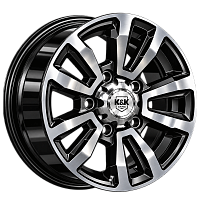 Литые диски Алтай (с колпаком) (КС1224) 7.000xR16 5x139.7 DIA95.3 ET35 алмаз черный