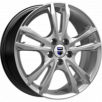 Литые диски Samara (КС866) 6.000xR16 5x100 DIA67.1 ET40 сильвер SK для Skoda Rapid