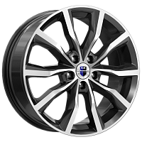 Литые диски Портер (КС906) 7.500xR18 5x108 DIA67.1 ET45 алмаз черный для GAC Gs4