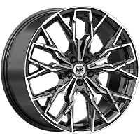 Литые диски Элерон (КС1168) 9.000xR20 5x120 DIA66.1 ET30 алмаз черный