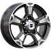 Атлант (КС757) 7.000xR16 5x139.7 DIA98.2 ET35 алмаз черный