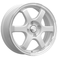 Литые диски КИОТО (КЛ249) 6.000xR15 4x100 DIA60.1 ET40 алмаз-белый для Nissan Micra Литые диски КИОТО (КЛ249) 6.000xR15 4x100 DIA60.1 ET40 алмаз-белый для Nissan Micra