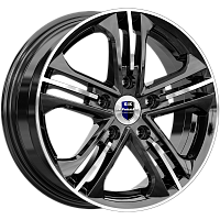 Литые диски Trinity (КС615) 6.000xR15 5x114.3 DIA67.1 ET45 алмаз черный для FAW