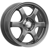 Литые диски КИОТО (КЛ249) 6.000xR15 4x100 DIA60.1 ET40 графит для Peugeot 107