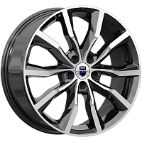 Литые диски Портер (КС906) 7.500xR18 5x114.3 DIA67.1 ET45 алмаз черный