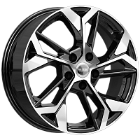 Литые диски КС1062 (ZV 17_Creta) (КС1062) 6.500xR17 5x114.3 DIA67.1 ET45 алмаз черный для Mazda 5
