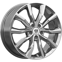 Литые диски Портер (КС906) 7.500xR18 5x114.3 DIA66.1 ET35 дарк платинум для Infiniti