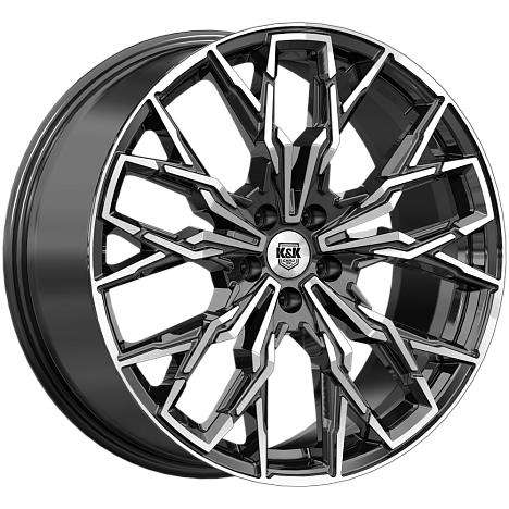 Элерон (КС1168) 9.000xR20 5x114.3 DIA60.1 ET35 алмаз черный Элерон (КС1168) 9.000xR20 5x114.3 DIA60.1 ET35 алмаз черный