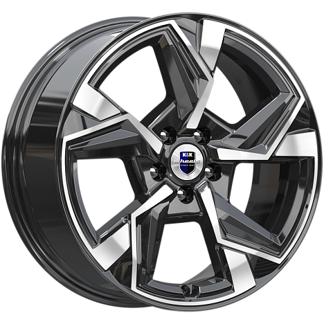 Кайан (КС1012) 7.500xR18 5x112 DIA66.6 ET46 алмаз черный Кайан (КС1012) 7.500xR18 5x112 DIA66.6 ET46 алмаз черный