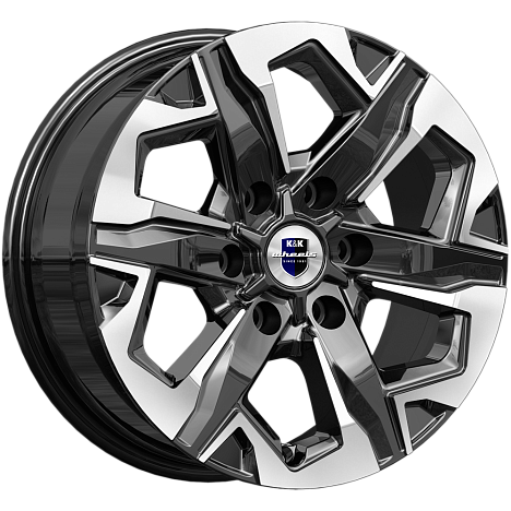 Тейт (КС1050) 7.500xR17 6x114.3 DIA67.1 ET39 алмаз черный Тейт (КС1050) 7.500xR17 6x114.3 DIA67.1 ET39 алмаз черный