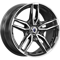 Литые диски Бартон (КС1110) 8.000xR17 5x110 DIA65.1 ET35 алмаз черный для Alfa Romeo 159