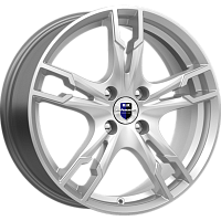 Литые диски Солар (КС875) 7.000xR17 4x100 DIA67.1 ET38 сильвер SK для Opel Astra