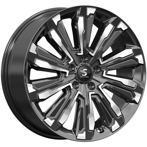 HUMBER (КР1061) 8.000xR20 5x108 DIA67.1 ET45 Diamond Black Gris HUMBER (КР1061) 8.000xR20 5x108 DIA67.1 ET45 Diamond Black Gris