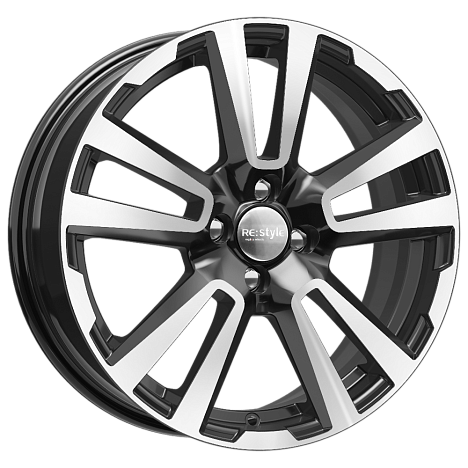 КС874 (17_Vesta Cross) (КС874) 6.500xR17 4x100 DIA60.1 ET43 алмаз черный