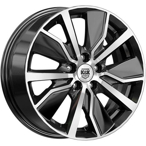 Гамбит (КС961) 6.500xR16 5x114.3 DIA67.1 ET40 алмаз черный Гамбит (КС961) 6.500xR16 5x114.3 DIA67.1 ET40 алмаз черный