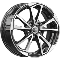 Литые диски КС1005 (ZV 15_Rapid) (КС1005) 6.000xR15 5x100 DIA57.1 ET38 алмаз черный для Audi