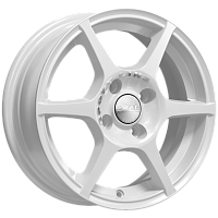 Литые диски ЯГУАР (КЛ147) 5.500xR14 4x100 DIA67.1 ET38 алмаз-белый для Ravon
