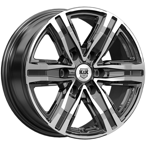 R8 (КС1174) 7.500xR17 6x114.3 DIA67.1 ET39 алмаз черный R8 (КС1174) 7.500xR17 6x114.3 DIA67.1 ET39 алмаз черный