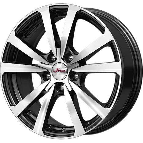 Бэнкс (КС645) 7.000xR17 5x108 DIA67.1 ET45 Блэк Джек Бэнкс (КС645) 7.000xR17 5x108 DIA67.1 ET45 Блэк Джек