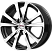 Бэнкс (КС645) 7.000xR17 5x108 DIA67.1 ET45 Блэк Джек Бэнкс (КС645) 7.000xR17 5x108 DIA67.1 ET45 Блэк Джек