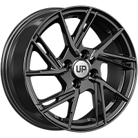 Литые диски Up115 (КС1033) 6.500xR15 4x100 DIA67.1 ET35 New Black для Daihatsu Trevis