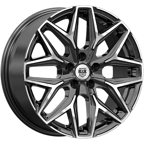 Ариус (КС1187) 7.000xR17 5x108 DIA60.1 ET33 алмаз черный Ариус (КС1187) 7.000xR17 5x108 DIA60.1 ET33 алмаз черный