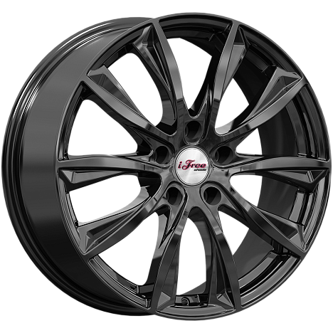 Каzантип (КС684М) 7.500xR18 5x100 DIA56.1 ET48 BK Каzантип (КС684М) 7.500xR18 5x100 DIA56.1 ET48 BK