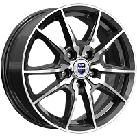 Литые диски Адамар (КС886) 6.500xR16 5x100 DIA67.1 ET40 алмаз черный для Subaru Legacy