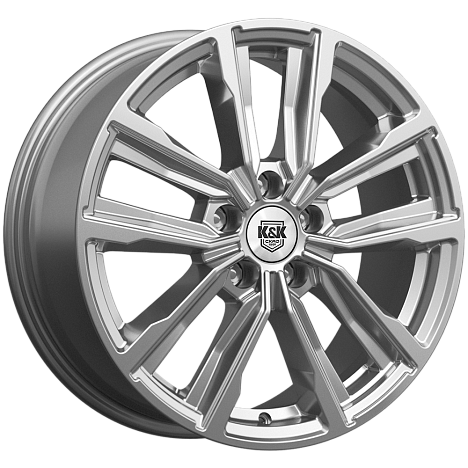 Лацио (КС964) 7.500xR17 5x108 DIA67.1 ET35 дарк платинум Лацио (КС964) 7.500xR17 5x108 DIA67.1 ET35 дарк платинум