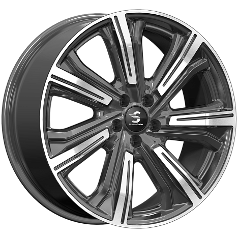 Kleemann (КР1067) 8.500xR20 5x108 DIA63.35 ET45 Diamond Black Gris Kleemann (КР1067) 8.500xR20 5x108 DIA63.35 ET45 Diamond Black Gris