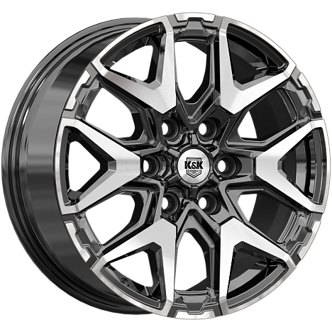 Гангут (КС1176) 7.500xR18 6x139.7 DIA93.1 ET55 алмаз черный Гангут (КС1176) 7.500xR18 6x139.7 DIA93.1 ET55 алмаз черный