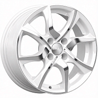 Литые диски ТУЛОН (КЛ233) 6.000xR15 4x100 DIA67.1 ET38 алмаз-белый