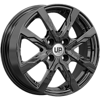Литые диски Up122 (КС1092) 6.000xR15 4x100 DIA67.1 ET45 New Black для Lada