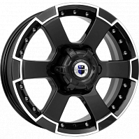 Литые диски M56 (КС593) 7.000xR16 6x139.7 DIA106.1 ET30 алмаз черный для Hyundai H-1 / Starex