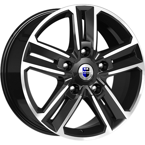 Backfire-оригинал (КС763М) (КС763М) 8.000xR18 5x127 DIA71.6 ET56.4 алмаз черный