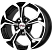 Эрнесто (КС484) 6.500xR15 5x112 DIA66.6 ET35 Блэк Джек Эрнесто (КС484) 6.500xR15 5x112 DIA66.6 ET35 Блэк Джек