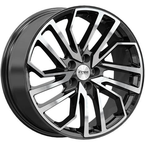 R-line (КС1235) 7.500xR18 5x108 DIA67.1 ET38 алмаз черный