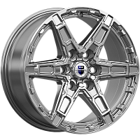 Литые диски Дистрикт (КС1159) 8.000xR18 6x139.7 DIA77.9 ET25 дарк платинум для Chevrolet