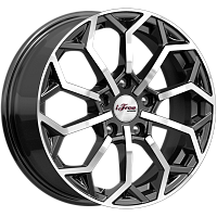 Литые диски Спейс-Нидл (КС1000) 6.500xR16 5x108 DIA63.35 ET47 Блэк Джек для Volvo V40