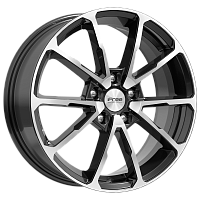 Литые диски Skibidi (КС909) 6.500xR17 5x114.3 DIA66.1 ET50 Блэк Джек