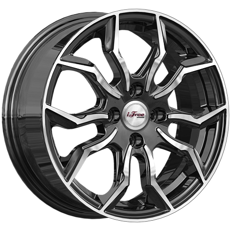 Бохо (КС1037) 6.000xR15 4x100 DIA60.1 ET40 Блэк Джек Бохо (КС1037) 6.000xR15 4x100 DIA60.1 ET40 Блэк Джек