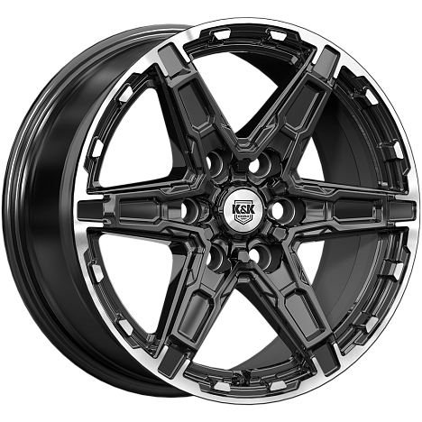 Дистрикт (КС1159) 8.000xR18 6x139.7 DIA106.1 ET30 черный бриллиант