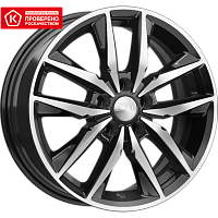Литые диски ТИРИОН (КЛ323) 6.500xR16 5x100 DIA67.1 ET40 алмаз для Skoda Fabia Rs