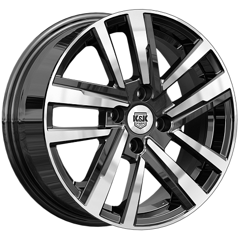 Хант (КС1034) 6.000xR15 4x98 DIA58.5 ET35 алмаз черный