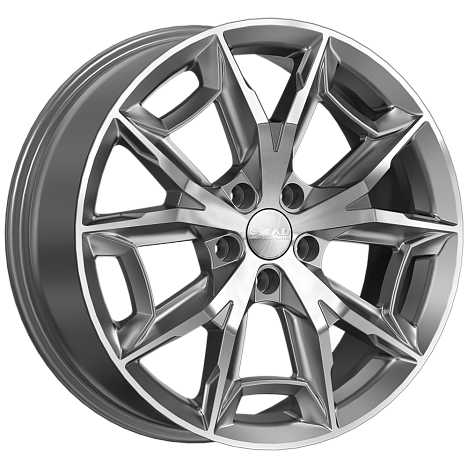 ПАРКЕР (КЛ382) 7.500xR19 5x108 DIA65.1 ET42 алмаз графит ПАРКЕР (КЛ382) 7.500xR19 5x108 DIA65.1 ET42 алмаз графит