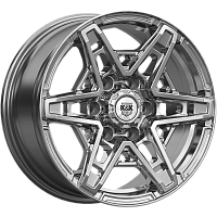 Литые диски Блэкберн (КС1129) 8.000xR17 6x139.7 DIA100.1 ET42 дарк платинум для Great Wall Poer Литые диски Блэкберн (КС1129) 8.000xR17 6x139.7 DIA100.1 ET42 дарк платинум для Great Wall Poer