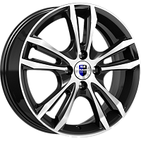 Литые диски Samara-оригинал (КС866) (КС866) 6.000xR16 4x100 DIA60.1 ET37 алмаз черный SK для Lada Xray