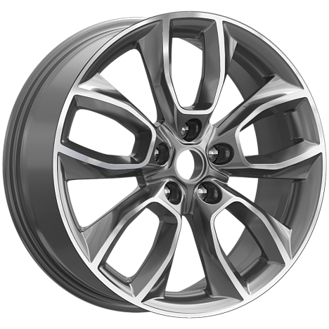 КР001 (18_X-Trail T32) (КР001) 7.000xR18 5x114.3 DIA66.1 ET45 Diamond gloss graphite