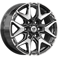 Литые диски Гангут (КС1176) 7.500xR18 6x139.7 DIA92.5 ET40 алмаз черный для KIA